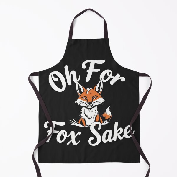 Item preview, Oh For Fox Sake – Funny Fox Pun Quote Design designed and sold by Sparkofart07.