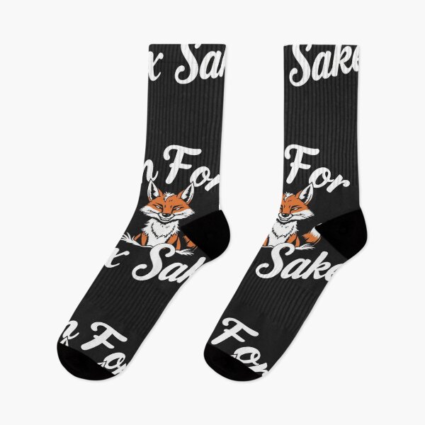 Item preview, Oh For Fox Sake – Funny Fox Pun Quote Design designed and sold by Sparkofart07.