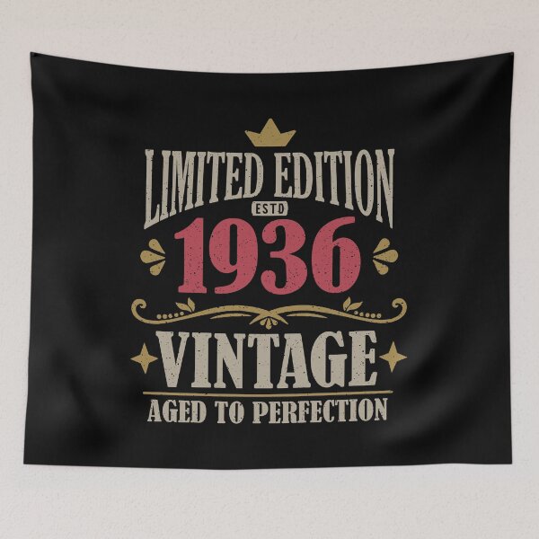 Item preview, 90th Birthday 90 Years Old Men Vintage 1936 designed and sold by eclecTEEq.