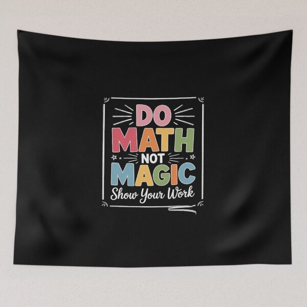 Item preview, Do Math Not Magic Math Teacher Back to School2 designed and sold by DigitaldeligArt.