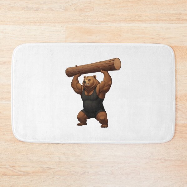 Item preview, Powerful Bear Lifting Log designed and sold by WangTomLab.