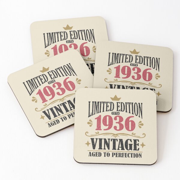 Item preview, 90th Birthday Vintage 1936 Limited Edition 90 Years Old designed and sold by eclecTEEq.