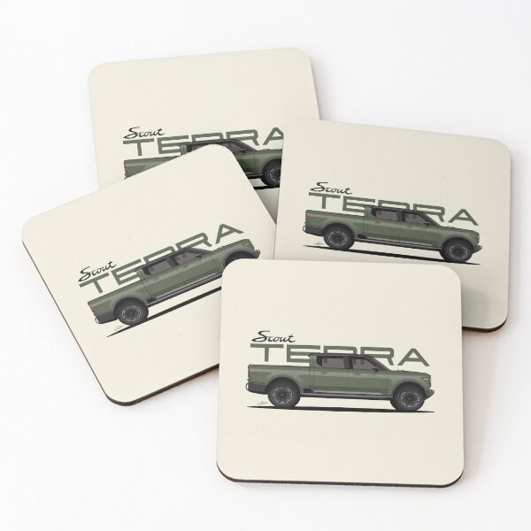 Item preview, Terra electric Pickup green Off Road 4x4 Overlander designed and sold by blackdogshop.
