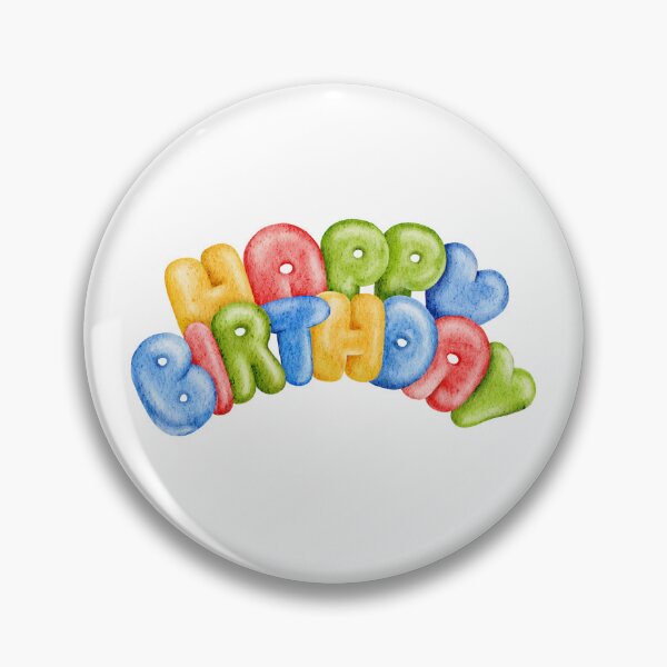 Item preview, Happy Birthday Balloon Letters designed and sold by eves_aquadreams.