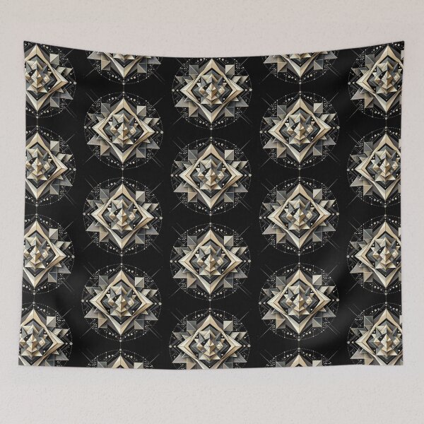 Item preview, Sacred Geometry – Cosmic Tech Mandala designed and sold by Dogandesighn.