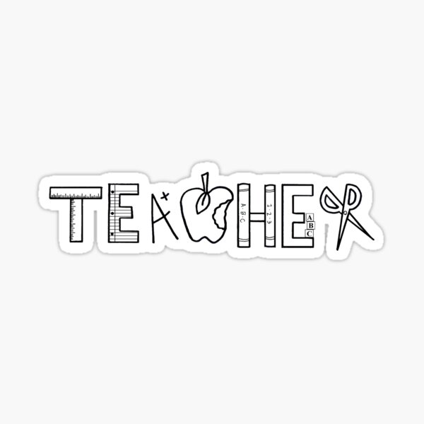 Teacher Logo Sticker