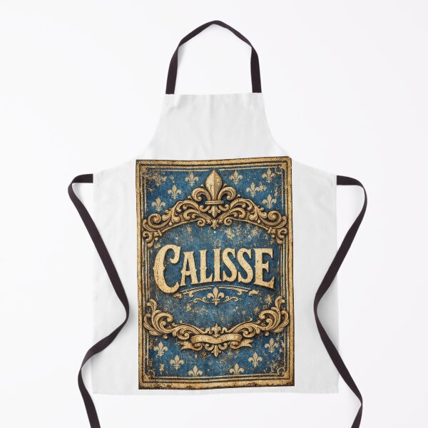 Item preview, Calisse Quebec Vintage Fleur de Lys Poster - Sacred Joual Gold Baroque Blue designed and sold by JonathanP514.