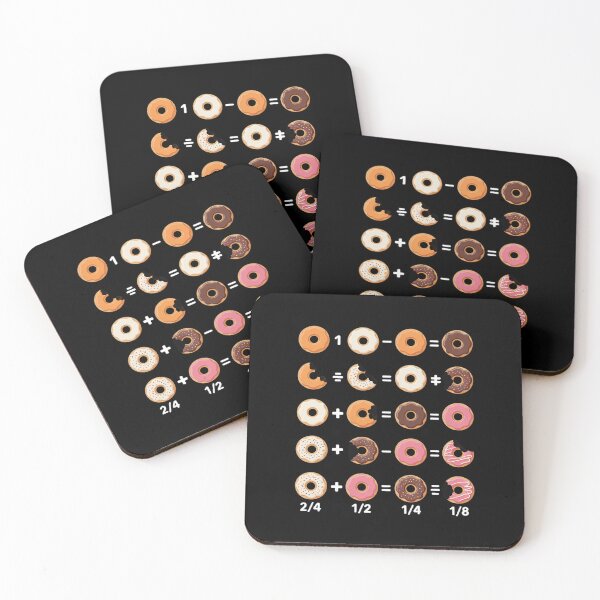 Item preview, Donut Fraction Math Teachers Back To School Educational designed and sold by DigitaldeligArt.