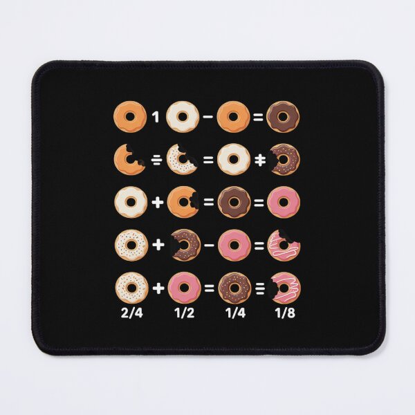 Item preview, Donut Fraction Math Teachers Back To School Educational designed and sold by DigitaldeligArt.