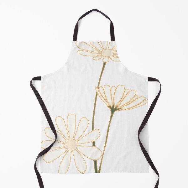 Item preview, Minimalist Daisy on Beige - Simple White Daisy Flowers Illustration | Neutral Earth Tone Botanical Art designed and sold by Craft-Qasba .