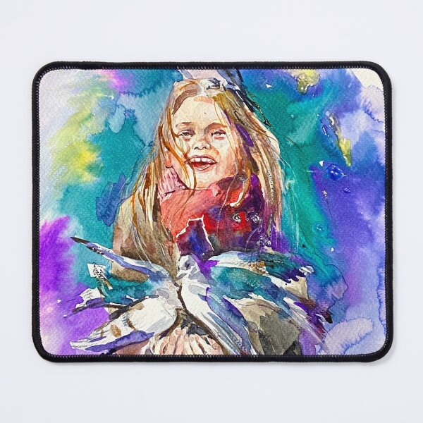 Item preview, A bright girl with doves designed and sold by Elena Reutova.