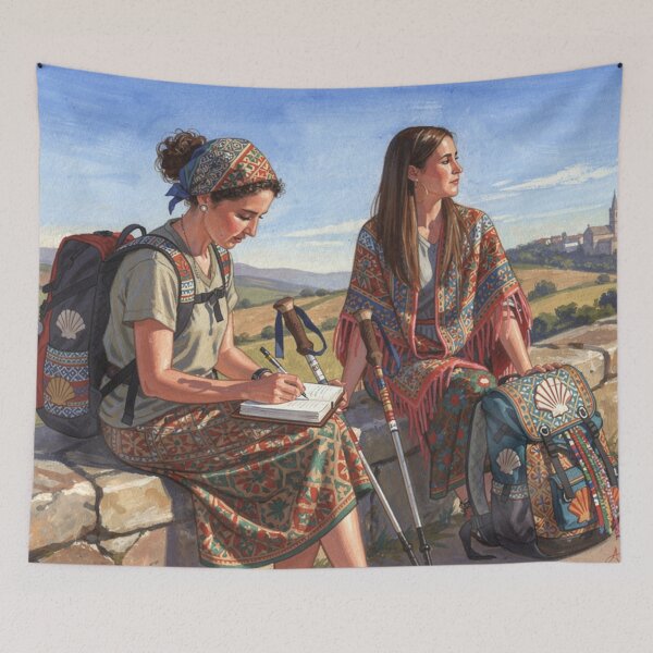Item preview, Pilgrims on the Way of St. James designed and sold by jefboutique6150.