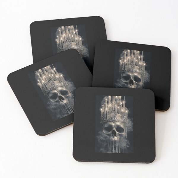 Item preview, Gothic Royalty Memento Mori - Skull and Candlelight designed and sold by BlytheCreation.