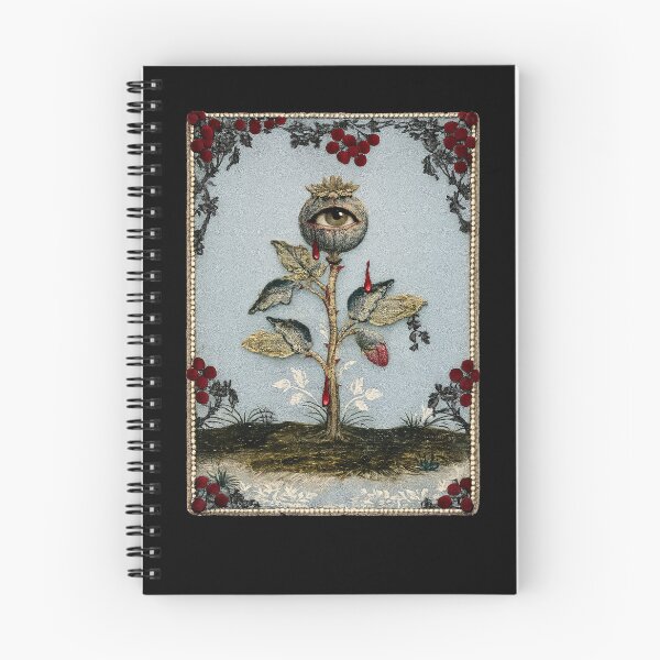 Item preview, Dark Poppy Flower Head. Weirdcore, fake embroidery designed and sold by AntiFormApparel.