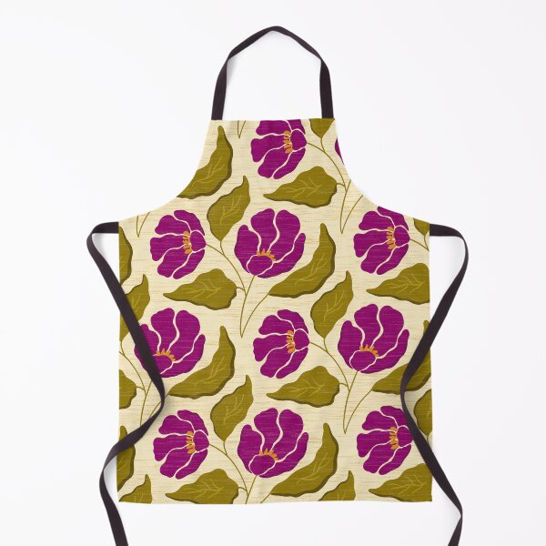 Item preview, Modern Purple Floral Pattern designed and sold by Olive Lane Creative.