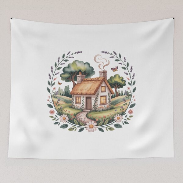 Item preview, Cottage Core Display of a Whimsical Country Cottage designed and sold by Peter Stawicki.