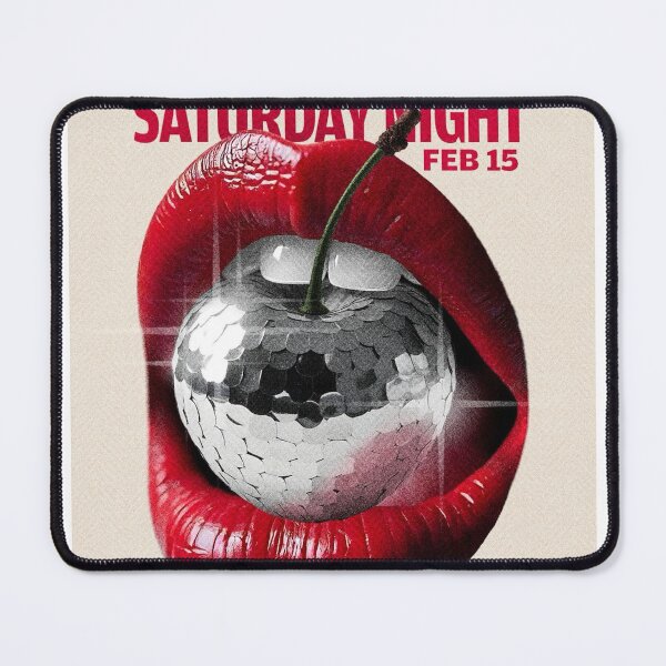 Item preview, Glossy Lips With Disco Ball Cherry designed and sold by Adronia.
