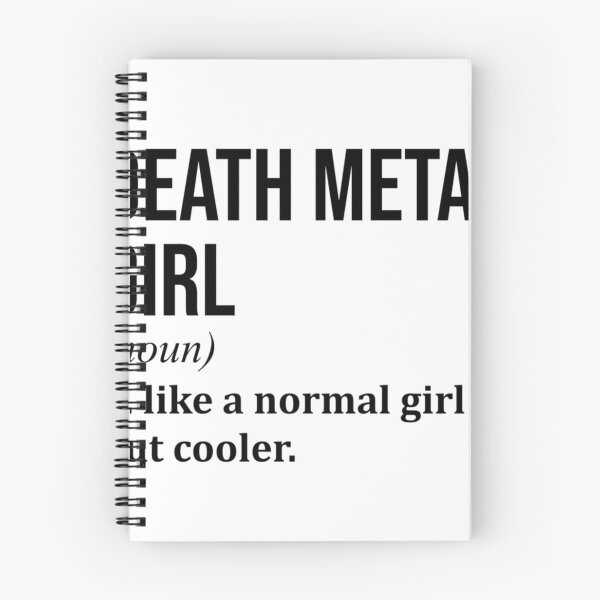 Item preview, Definición de chica Death Metal Death Metal designed and sold by Yanatip Somsak.