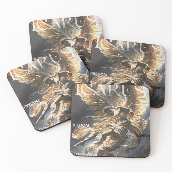 Item preview, Icarus Themed Collage With Golden Wings designed and sold by Adronia.