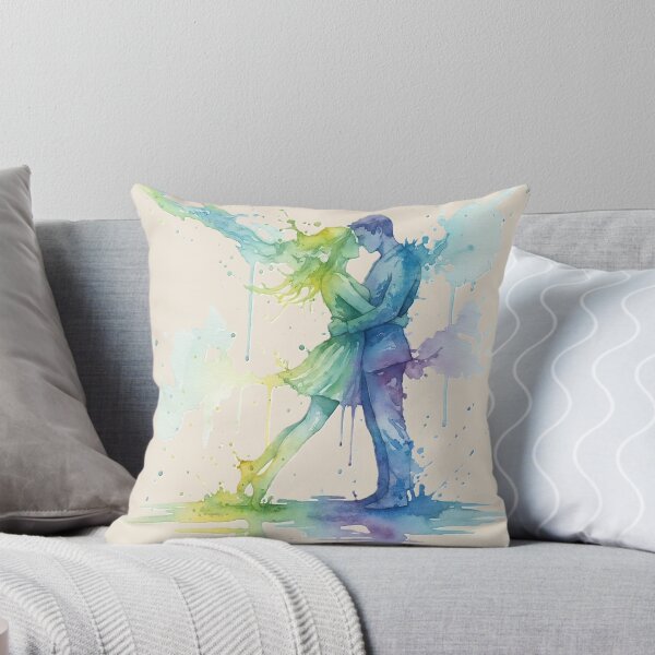 Item preview, Watercolor Dancing Couple – Romantic Love Art Illustration designed and sold by Y-MOONSTAR.