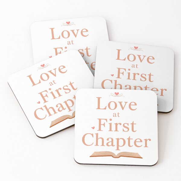 Item preview, Love at First Chapter – Cute Book Lover Romance Design designed and sold by BookishAndBrew.