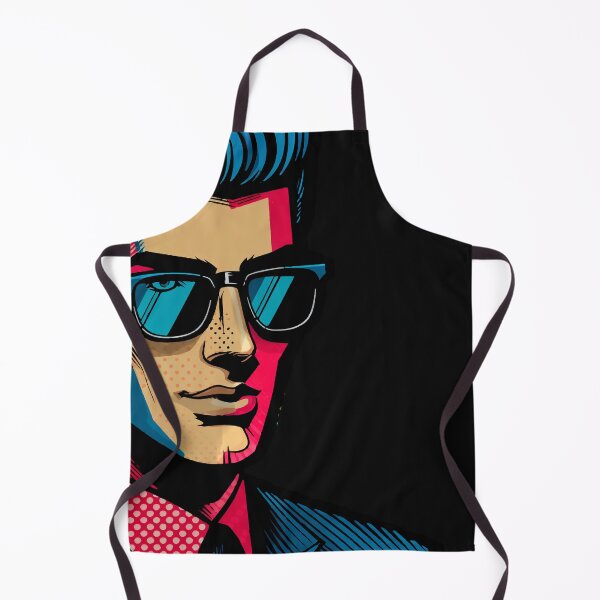 Item preview, Vibrant Pop Art Men Portrait Print designed and sold by Ojo de Lilith.