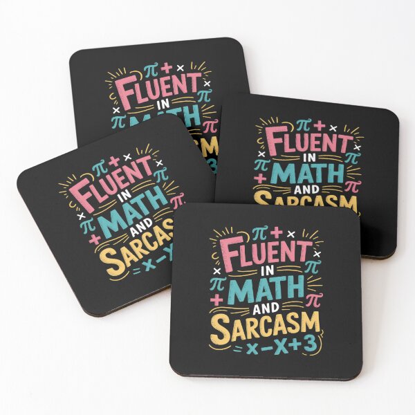Item preview, Fluent In Math And Sarcasm Math Teacher Appreciation 7 designed and sold by DigitaldeligArt.