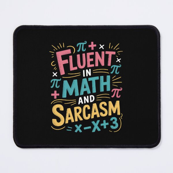 Item preview, Fluent In Math And Sarcasm Math Teacher Appreciation 7 designed and sold by DigitaldeligArt.