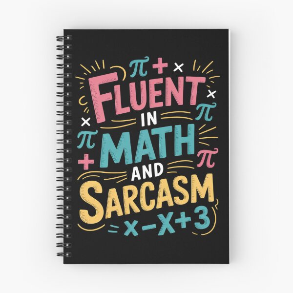 Item preview, Fluent In Math And Sarcasm Math Teacher Appreciation 7 designed and sold by DigitaldeligArt.
