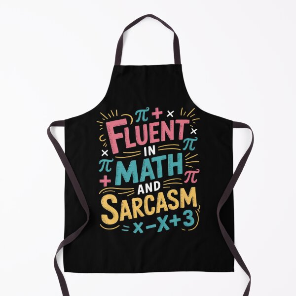 Item preview, Fluent In Math And Sarcasm Math Teacher Appreciation 7 designed and sold by DigitaldeligArt.