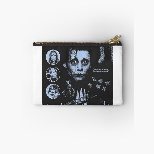Item preview, Edward Scissorhands Blue Halftone Collage designed and sold by Adronia.