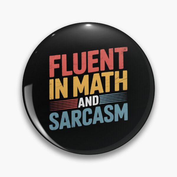Item preview, Fluent in Math and Sarcasm Math Teacher Appreciation  designed and sold by DigitaldeligArt.