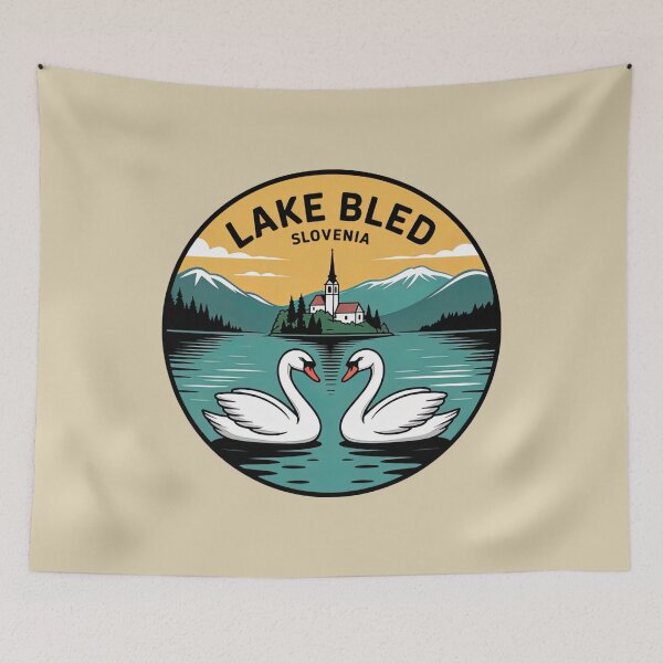 Item preview, Lake Bled, Slovenia designed and sold by Pixel-Lair.