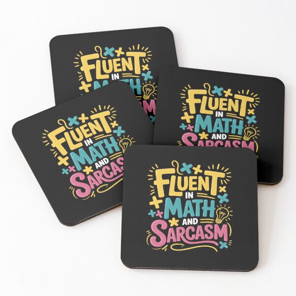 Item preview, Fluent in Math and Sarcasm Math Teacher Appreciation  designed and sold by DigitaldeligArt.