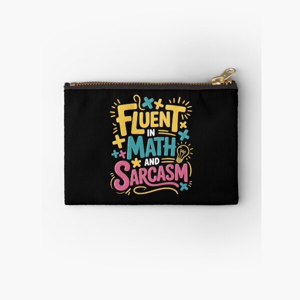 Item preview, Fluent in Math and Sarcasm Math Teacher Appreciation  designed and sold by DigitaldeligArt.
