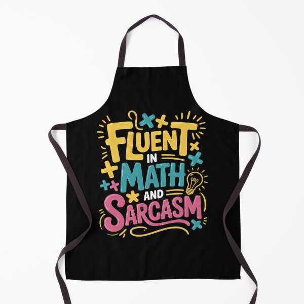Item preview, Fluent in Math and Sarcasm Math Teacher Appreciation designed and sold by DigitaldeligArt.