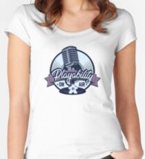 Playability Logo Women's Fitted Scoop T-Shirt