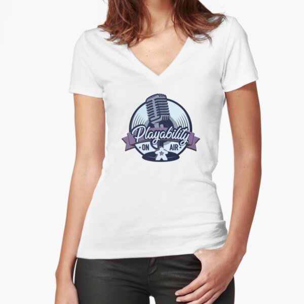 Fitted V-Neck T-Shirt
