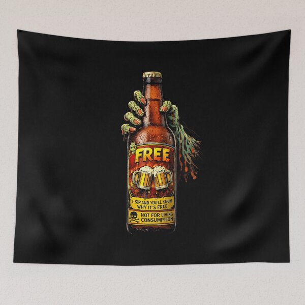 Item preview, Free Beer of the Damned – Not for Living Consumption designed and sold by MACodDesigns.
