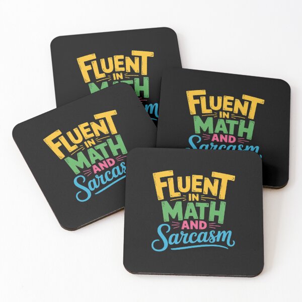Item preview, Fluent In Math And Sarcasm Math Teacher Appreciation3 designed and sold by DigitaldeligArt.