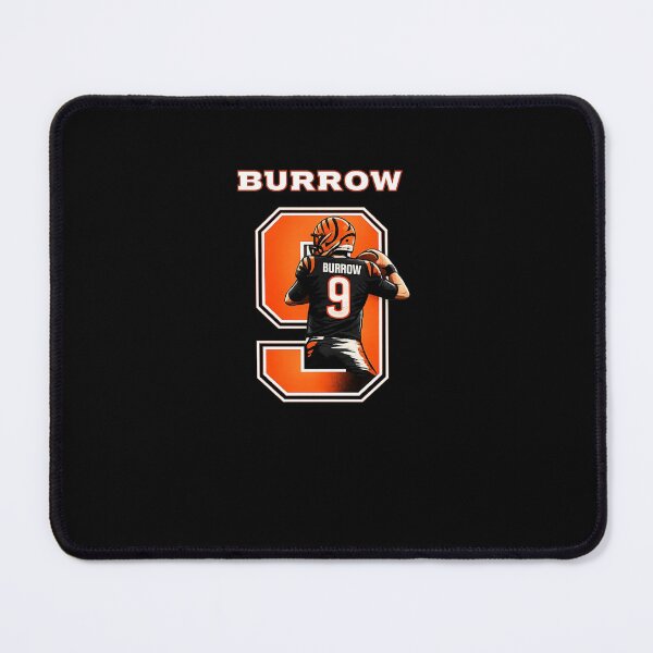 Item preview, Joe Burrow Bold Cincinnati Number 9 Football Art designed and sold by TheArtOfCar.