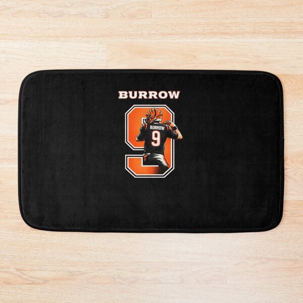 Item preview, Joe Burrow Bold Cincinnati Number 9 Football Art designed and sold by TheArtOfCar.