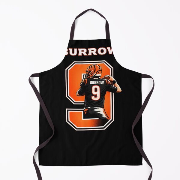 Item preview, Joe Burrow Bold Cincinnati Number 9 Football Art designed and sold by TheArtOfCar.