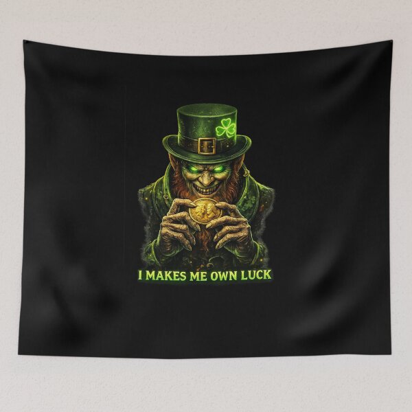 Item preview, Sinister Leprechaun – I Makes Me Own Luck designed and sold by MACodDesigns.