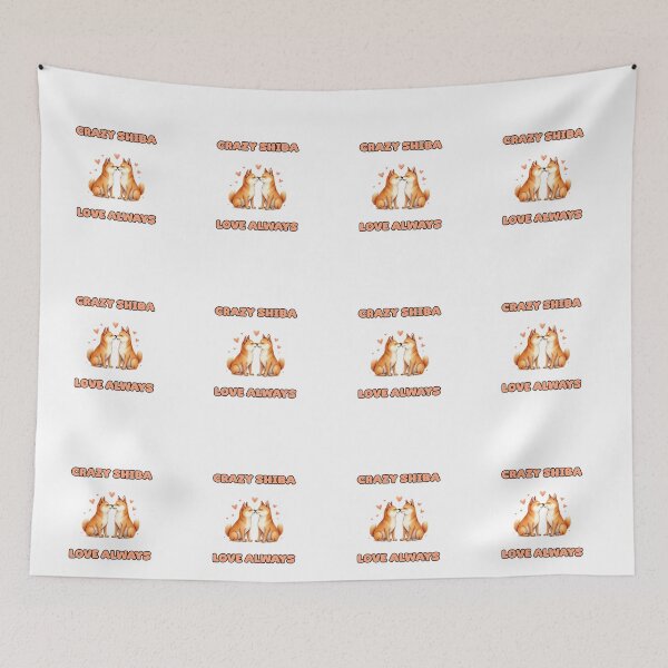 Item preview, CRAZY SHIBA | LOVE ALWAYS designed and sold by NatureUnleashed.