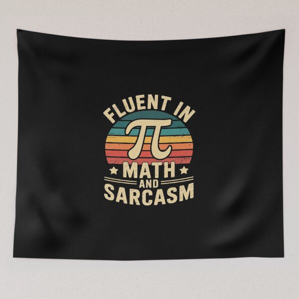 Item preview, Fluent In Math And Sarcasm Math Teacher Appreciation5 designed and sold by DigitaldeligArt.