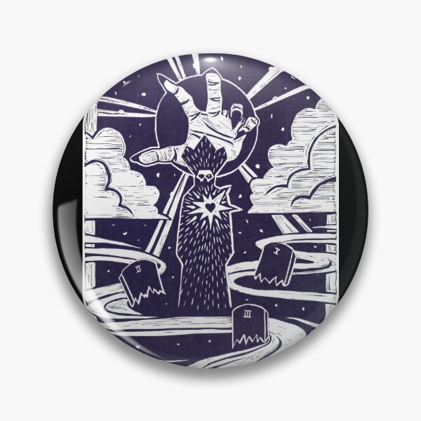 Item preview, Lino cut print Papa Perpetua dark purple variant designed and sold by Lucqart.