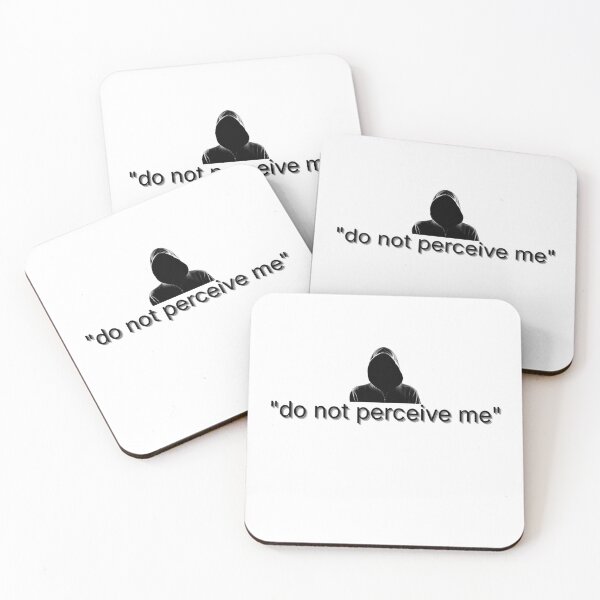 Item preview, Do Not Perceive Me | Funny Introvert Minimalist Design designed and sold by YvkafromPoland.