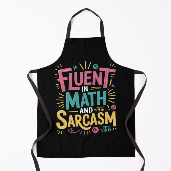 Item preview, Fluent in Math and Sarcasm Math Teacher Appreciation9 designed and sold by DigitaldeligArt.