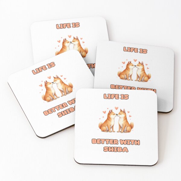 Item preview, LIFE IS | BETTER WITH SHIBA designed and sold by NatureUnleashed.